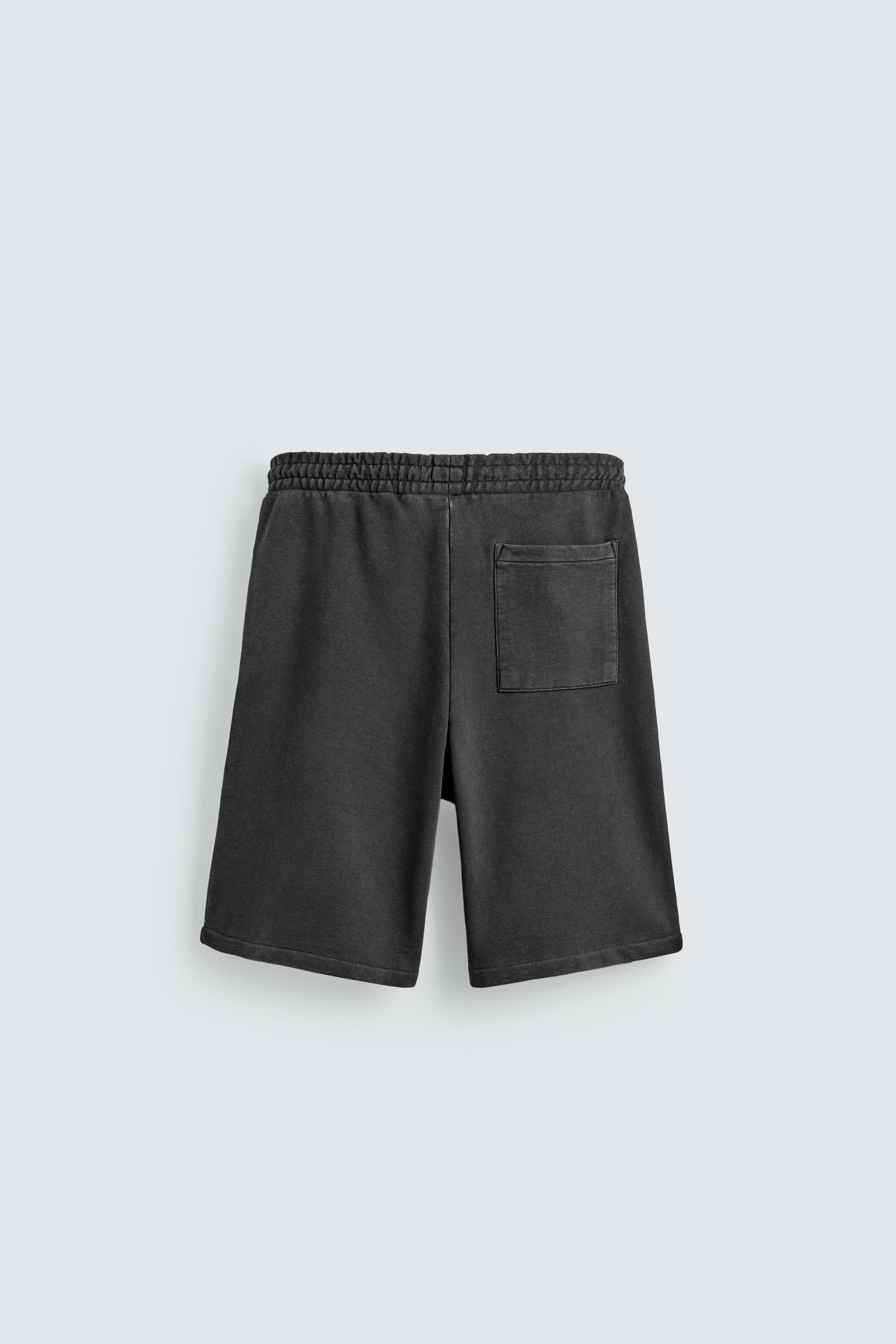 RELAXED FIT WASHED JOGGER SHORTS
